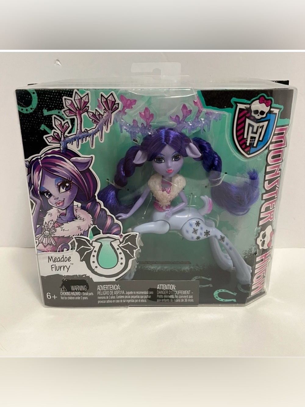 MONSTER HIGH DOLL FRIGHT MARES MEADOE FLURRY NRFB NWT Toy 2015 centaur